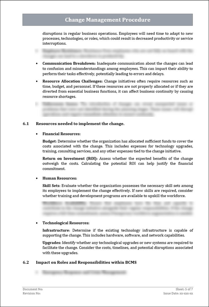 ISO 22301 Implementation Toolkit