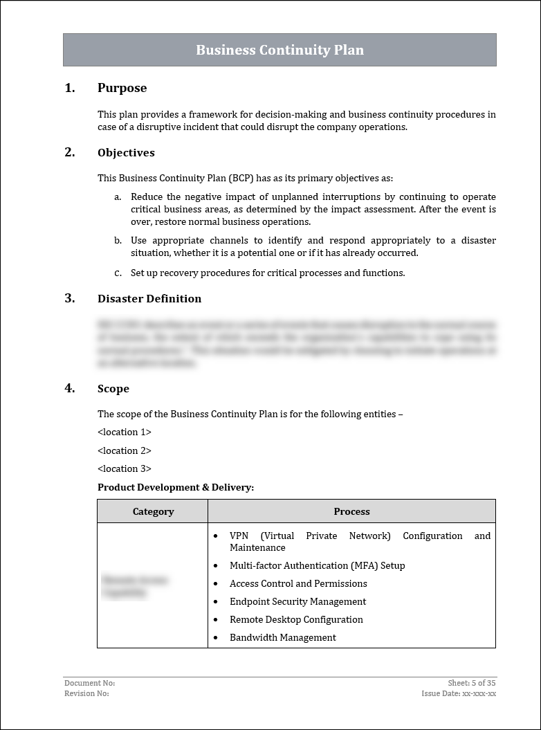 ISO 22301 Implementation Toolkit