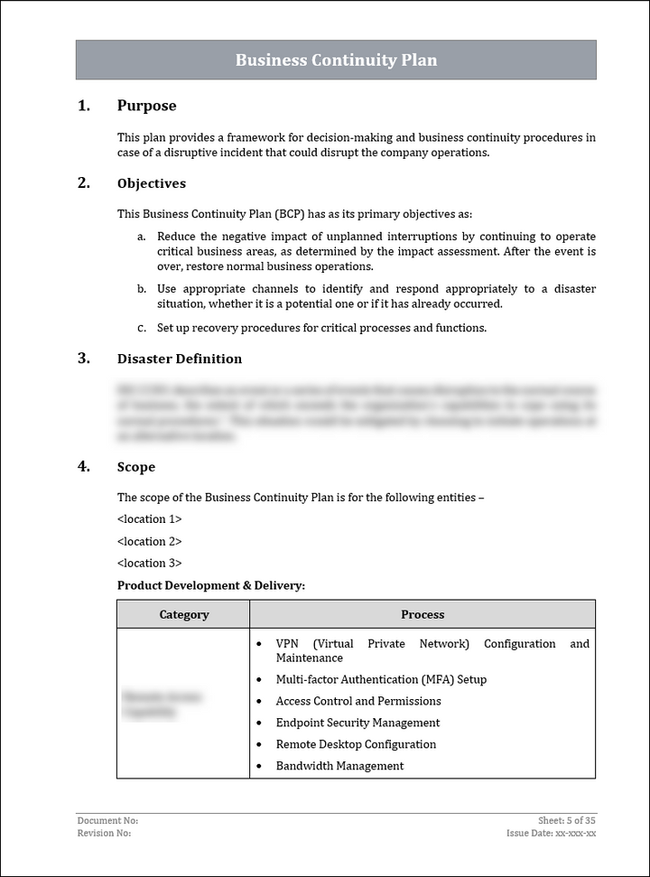 ISO 22301 Implementation Toolkit