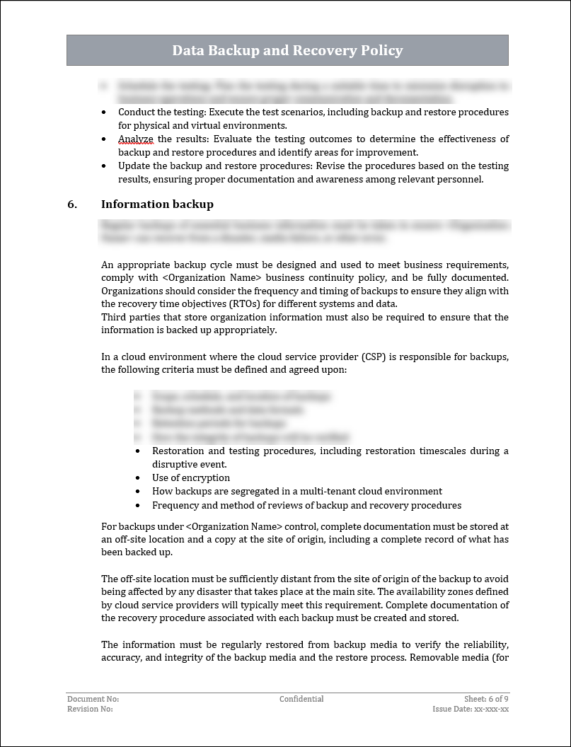 ISO 22301 Implementation Toolkit