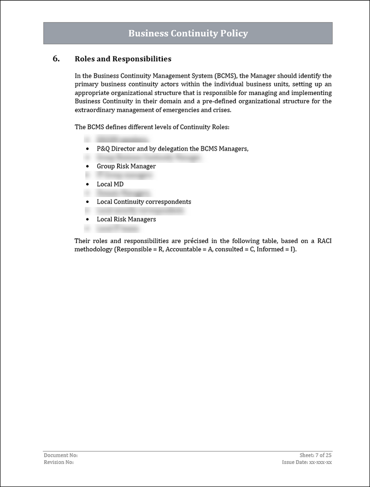 ISO 22301 Implementation Toolkit