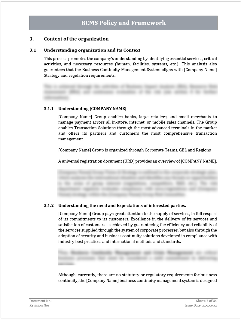 ISO 22301 Implementation Toolkit