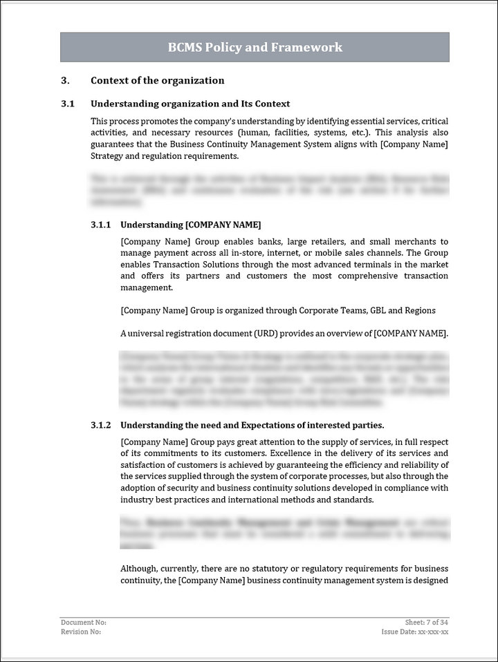 ISO 22301 Implementation Toolkit