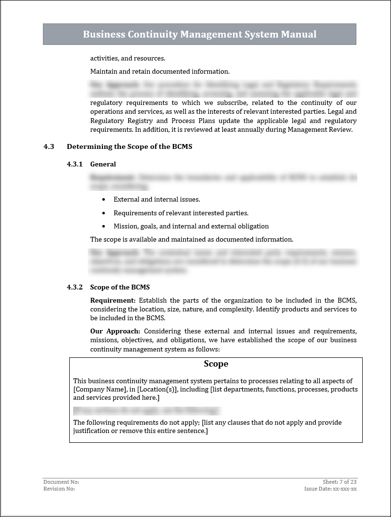 ISO 22301 Implementation Toolkit
