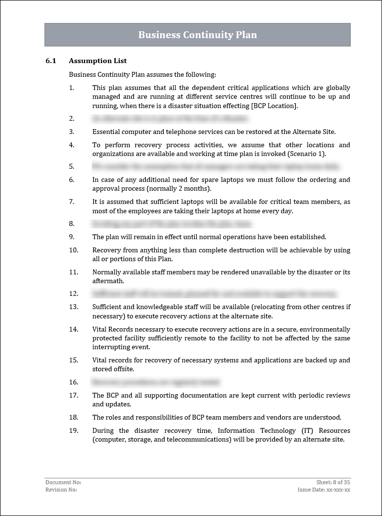 ISO 22301 Implementation Toolkit