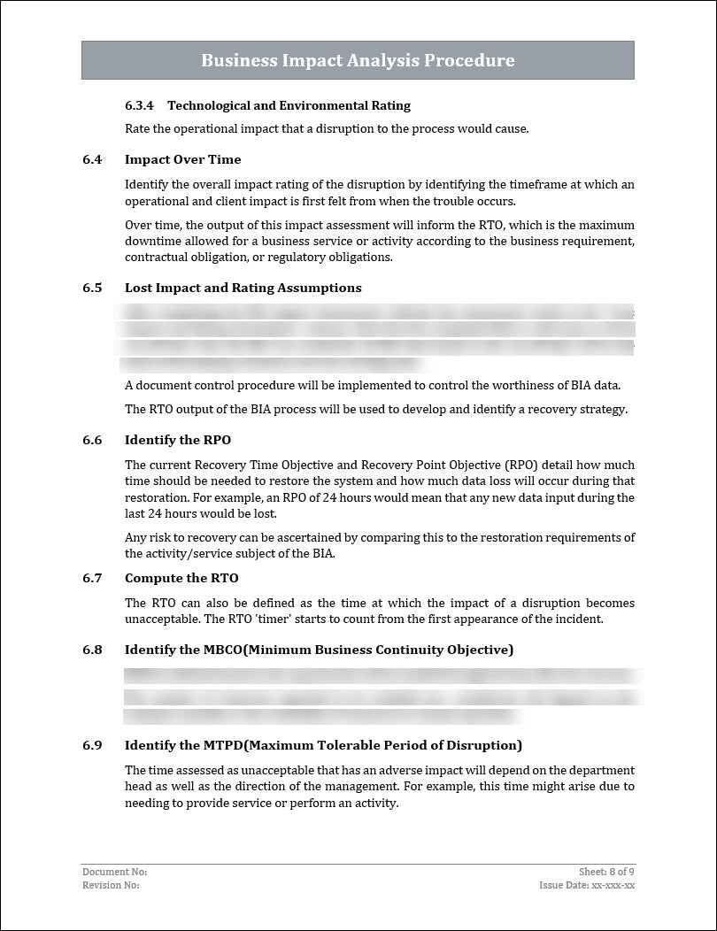 ISO 22301 Implementation Toolkit