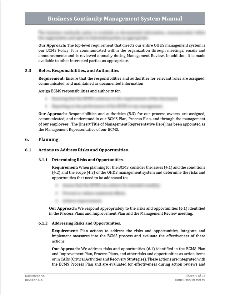 ISO 22301 Implementation Toolkit