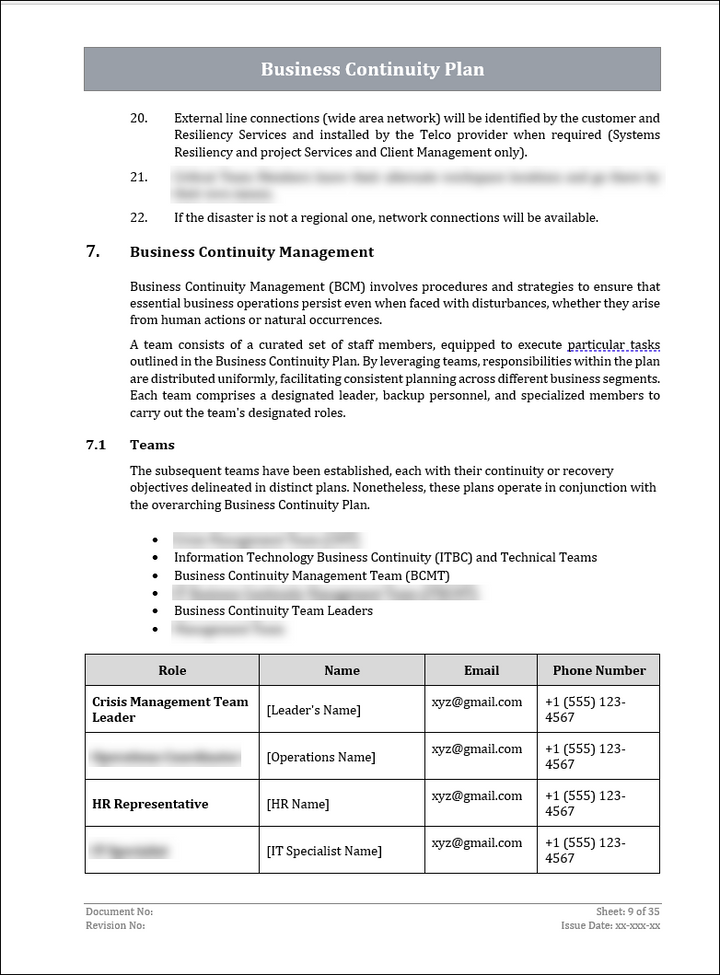 ISO 22301 Implementation Toolkit