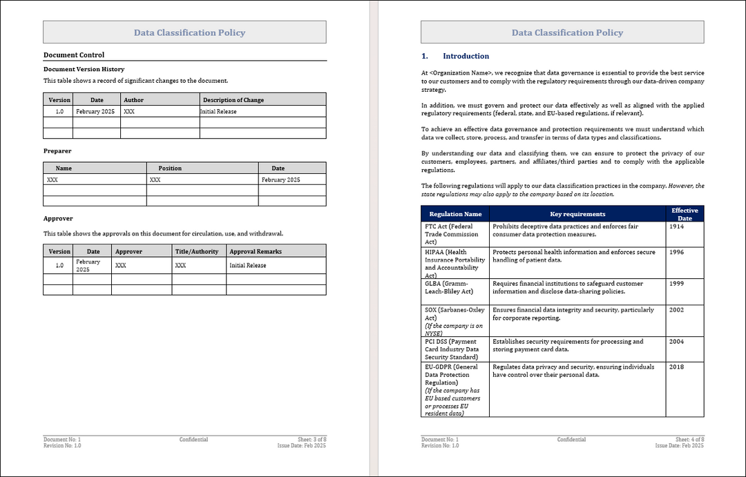 Data Governance Framework