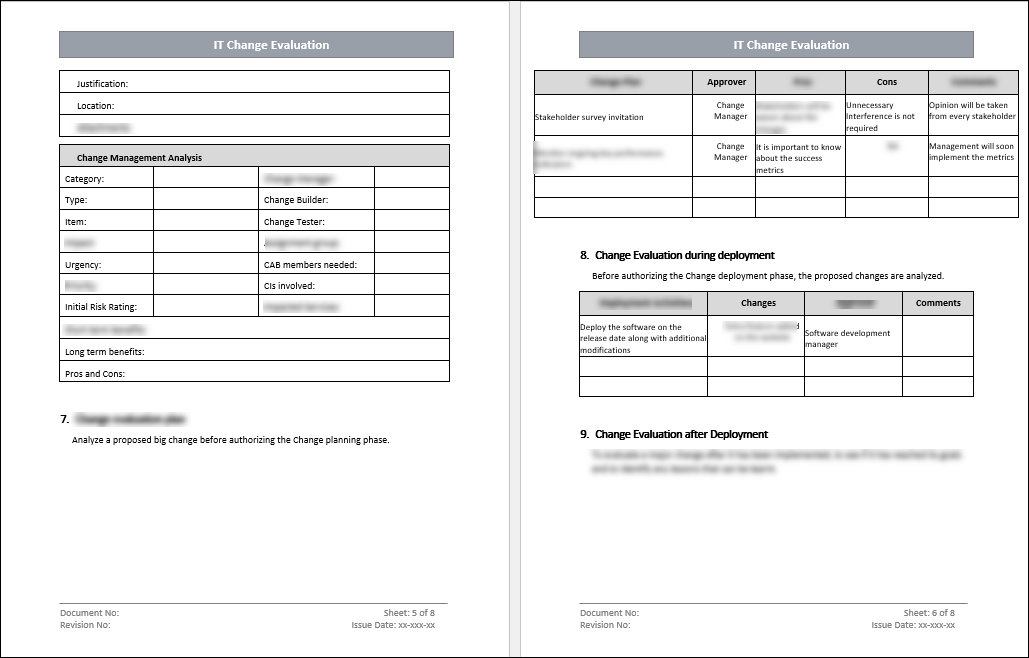 Change Management Pack