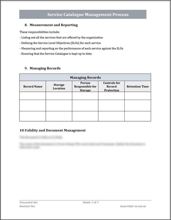 ISO 20000 Documentation Toolkit