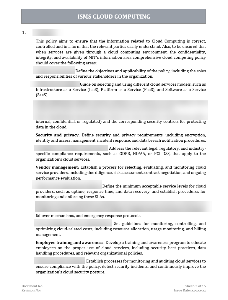 ISO 27001 2022 Cloud Computing Policy Template IT Governance Docs Iso 27001 2022 cloud computing policy template it governance docs