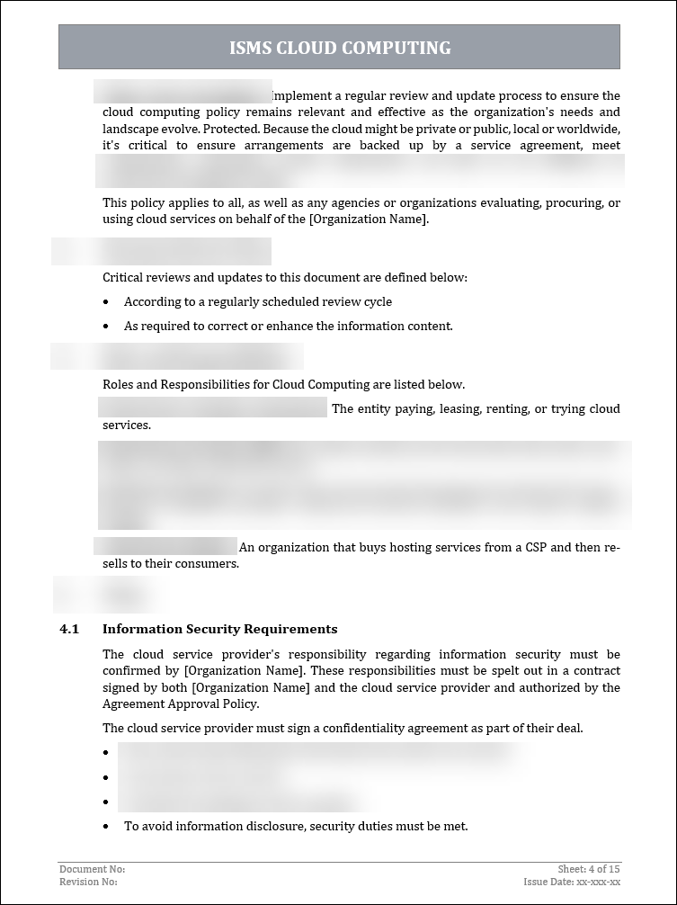 ISO 27001 2022 Cloud Computing Policy Template IT Governance Docs Iso 27001 2022 cloud computing policy template it governance docs