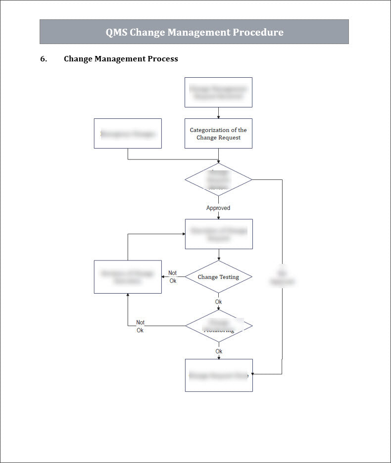 ISO 9001 QMS Change Management Procedure