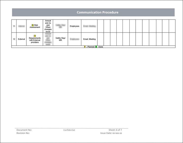 ISO 27001:2022 - Communication Procedure Template