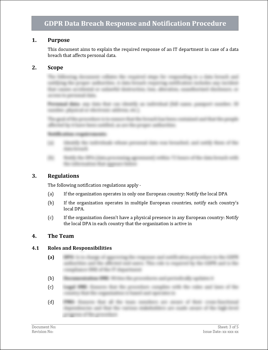 Data Breach Process Form.pdf GDPR Data Breach Response and Notification Procedure Template – IT ...