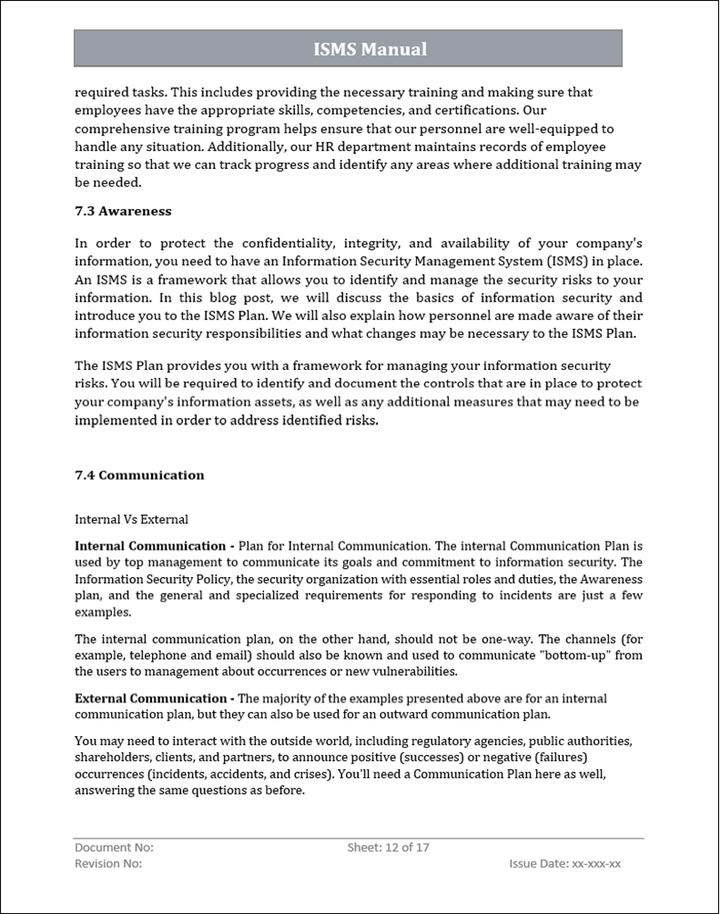 ISMS Manual