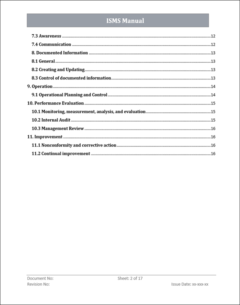 ISMS Manual