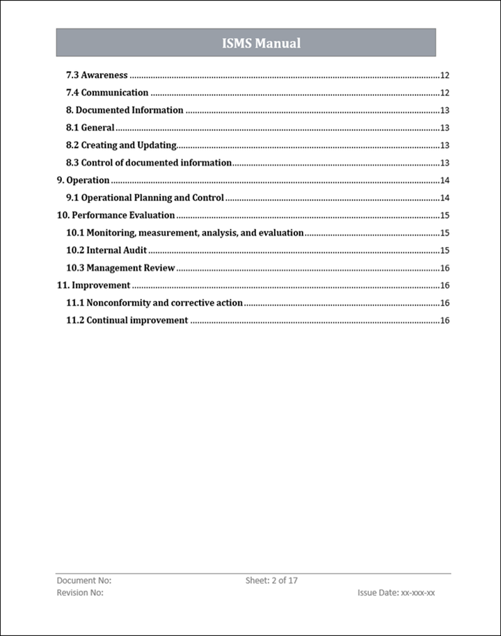 ISMS Manual
