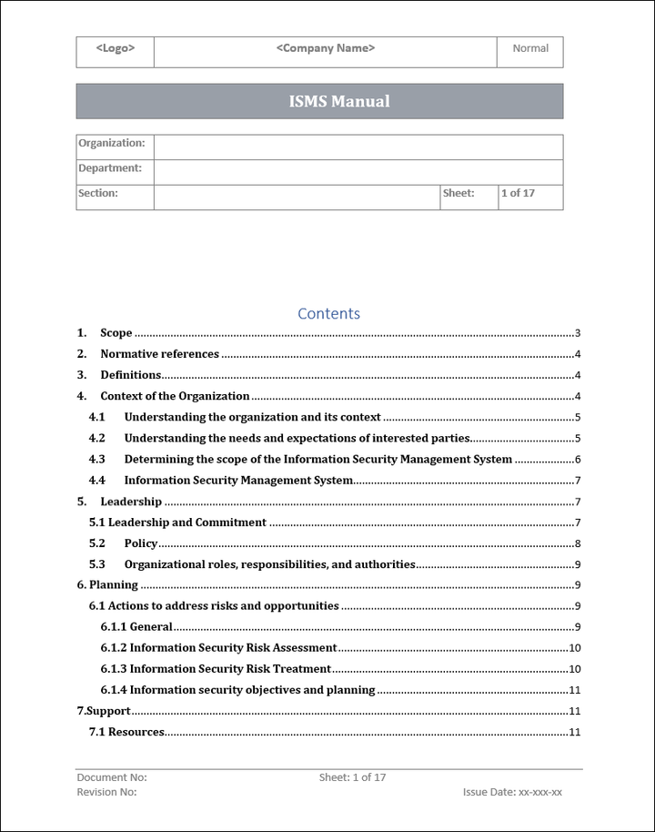ISMS Manual