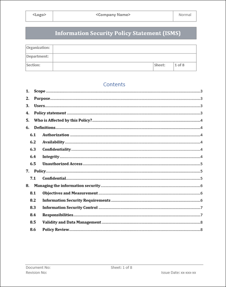 ISMS Policy