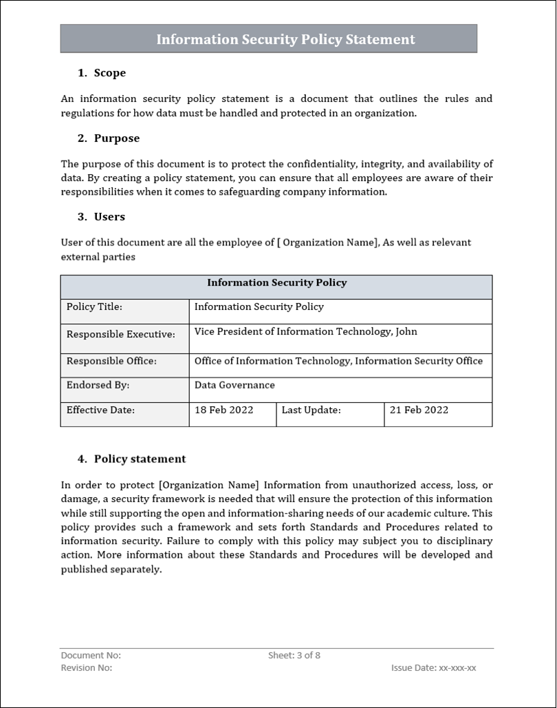 ISMS Policy