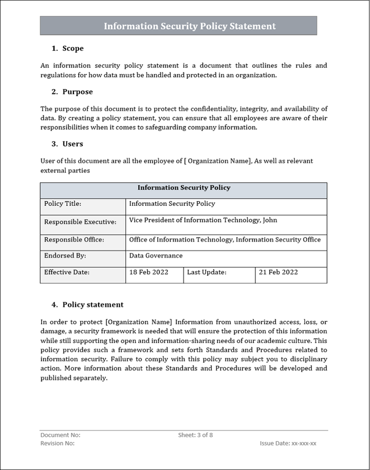 ISMS Policy