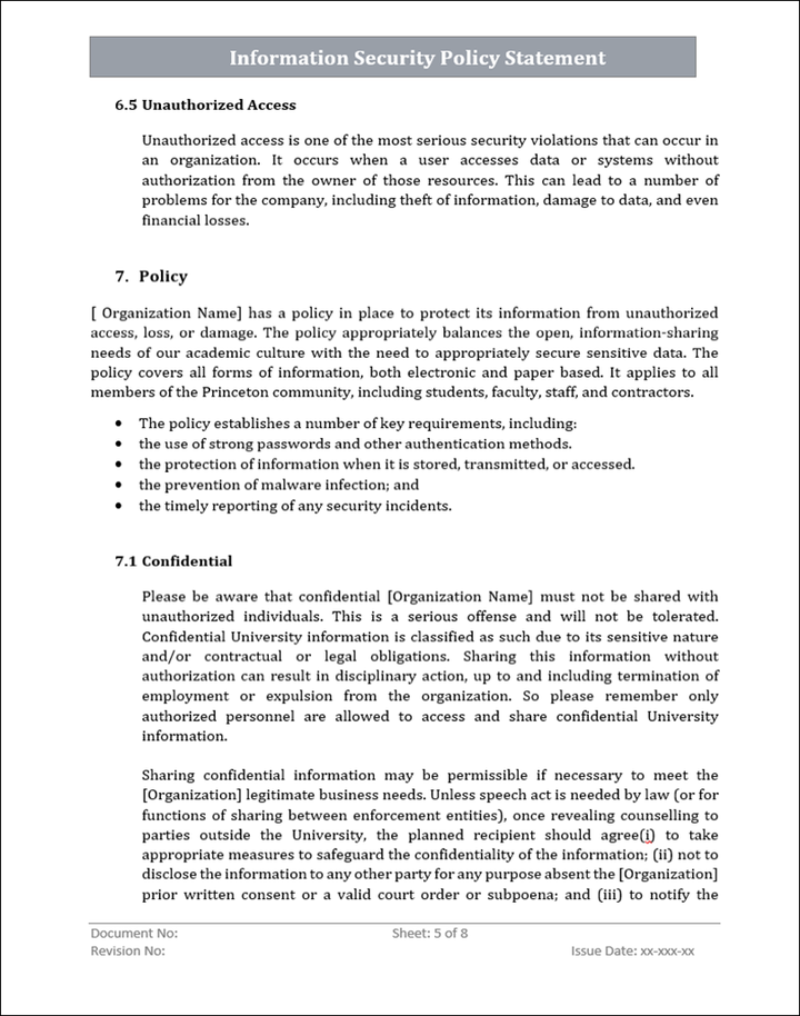 ISMS Policy