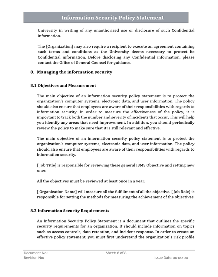ISMS Policy