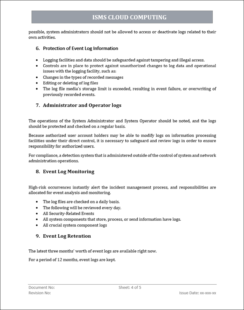 ISMS Cloud Computing