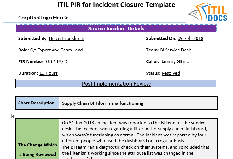 Post-Implementation-Review-Template