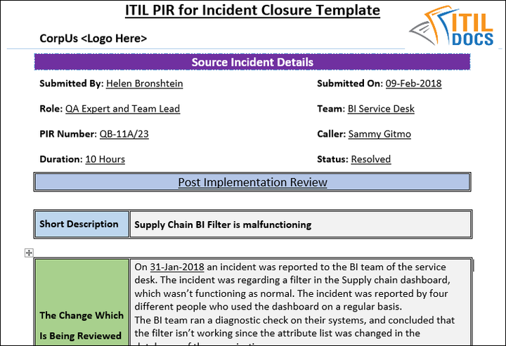 Post-Implementation-Review-Template