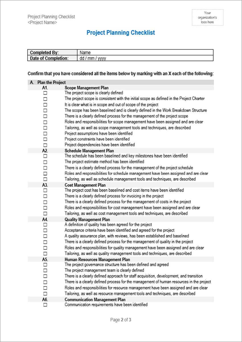 Project Management Templates Toolkit