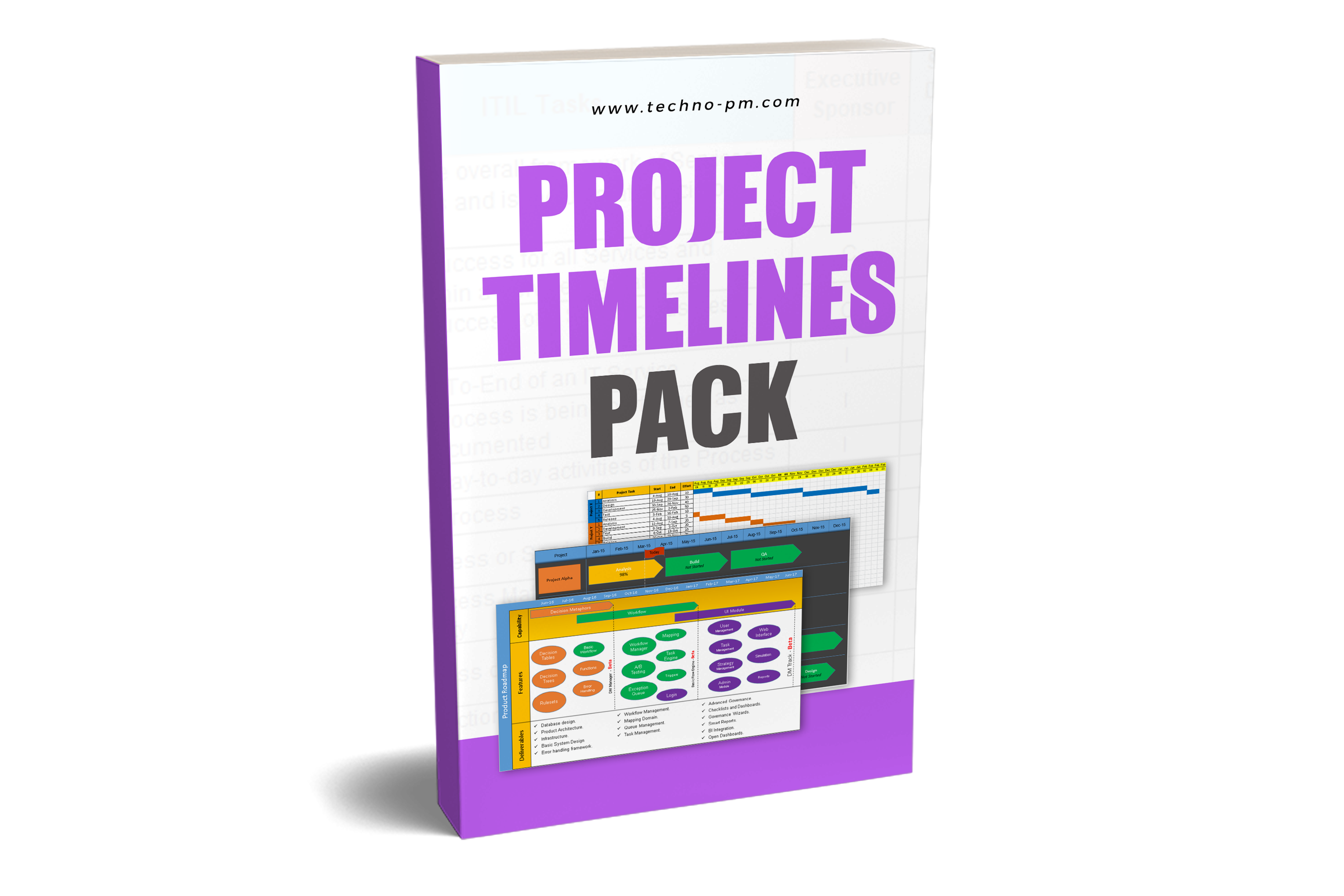 Project Timelines and Roadmaps (27 Templates) – IT Governance Framework