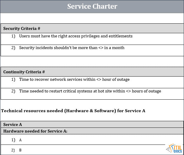 Service Charter