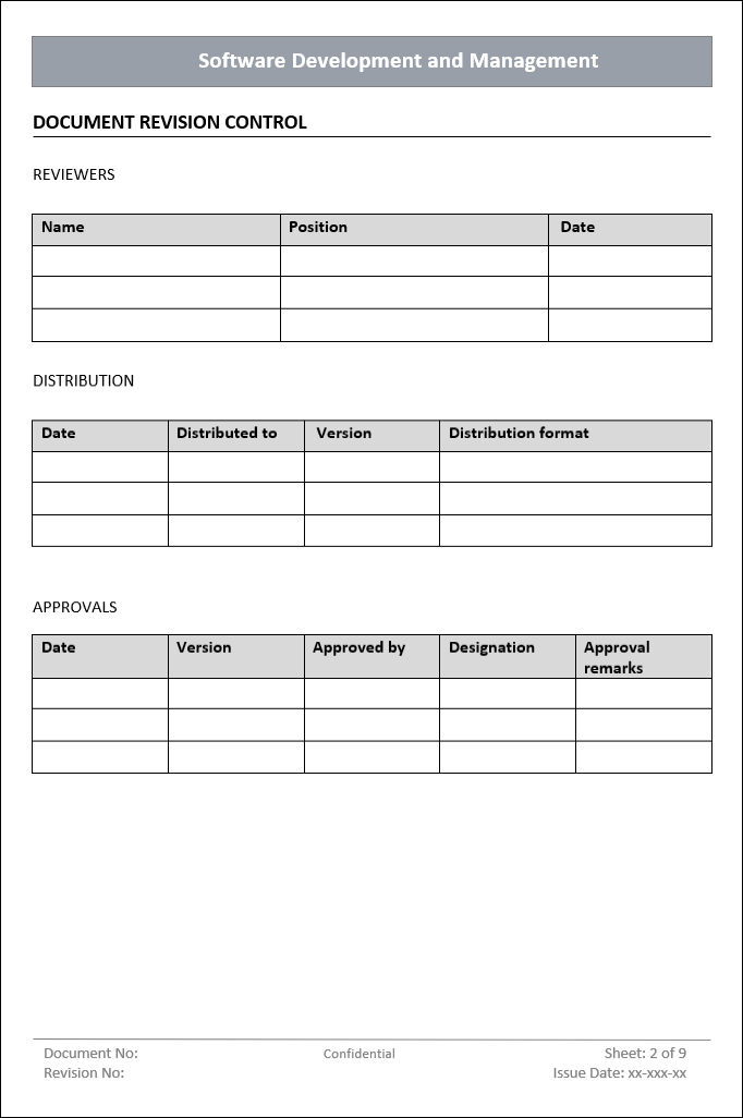 Software Development and Management Revision Control