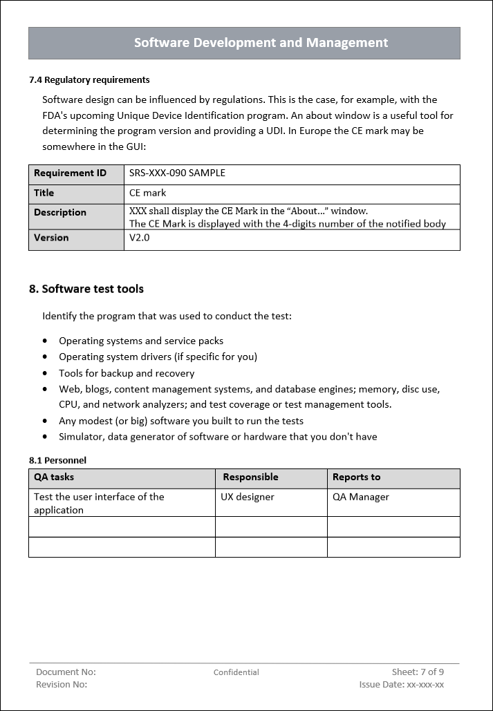 Software Development and Management Test Tools