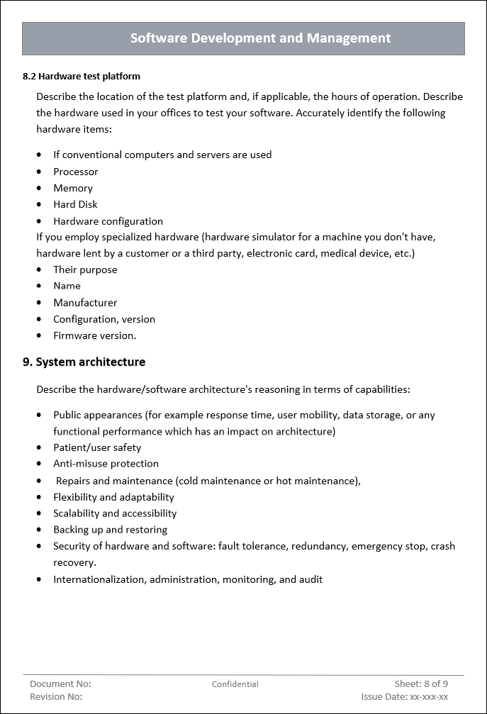 Software Development and Management System Achitecture