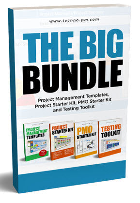 Project Management Templates, Project Starter Kit, PMO Starter Kit, and Testing Tool Kit.