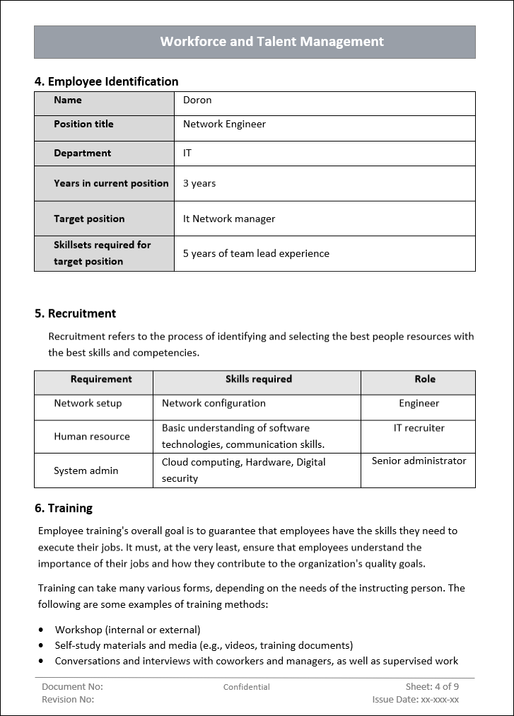 Workforce and Talent Management Training