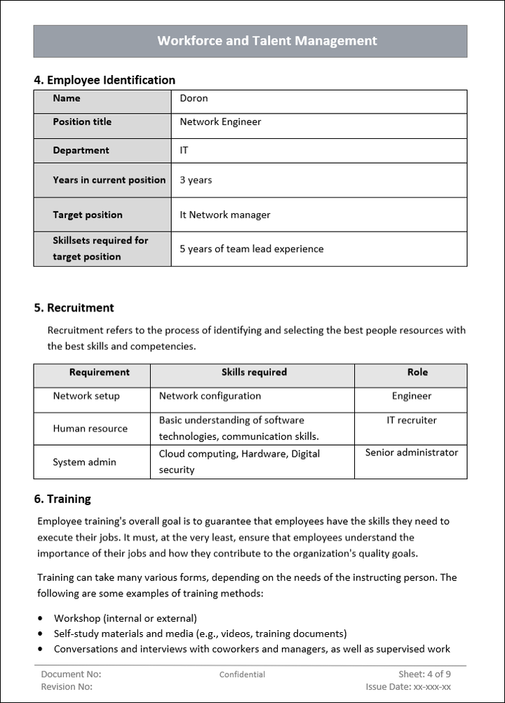 Workforce and Talent Management Training